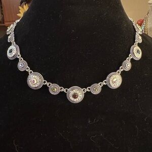 Beautiful Lia Sophia PRETTY PLEASE / COLORAMA  /SELTZER Necklace, Crystals